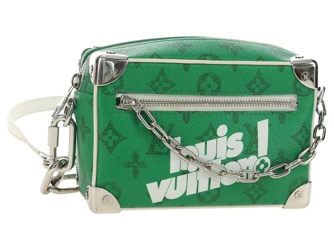 LOUIS VUITTON Monogram Everyday Mini Soft Trunk Bag Green M80816 Auth 182630M Verde Monograma
