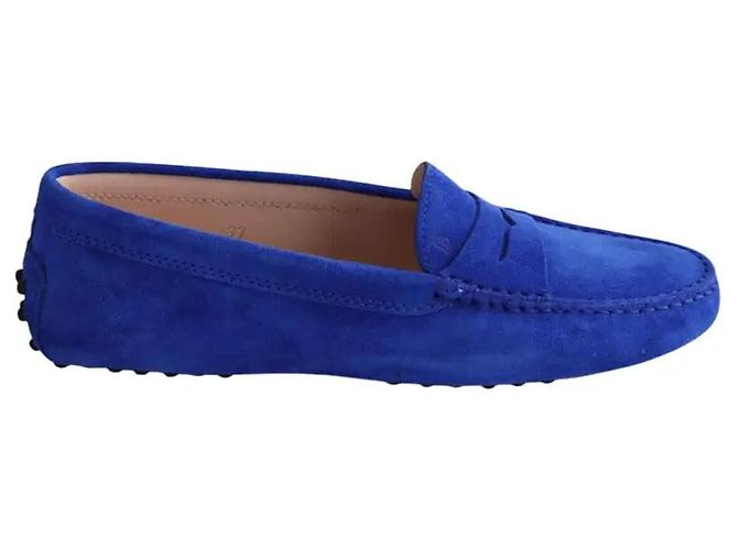 Mocassini Tod's in scamosciato blu