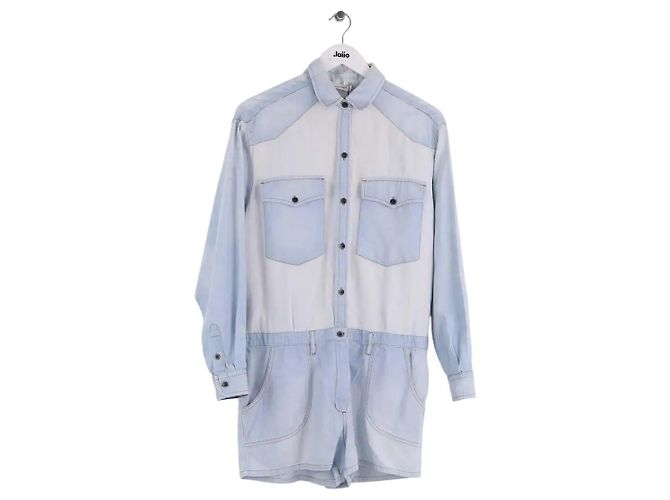 Tuta in cotone blu Isabel Marant Etoile