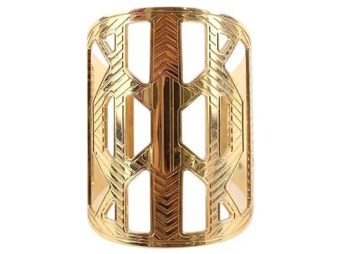 Elie Saab Pulseira dourada Dourado