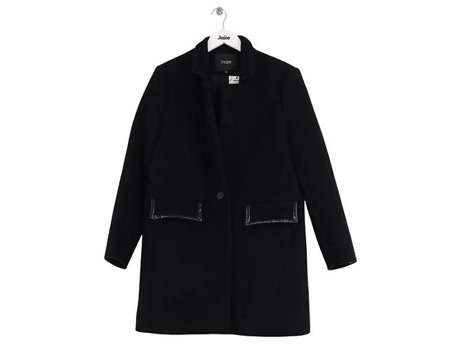 Maje Black peacoat