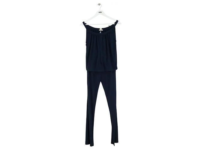 Hermès Completo top e pantaloni blu