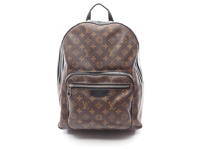 Louis Vuitton Josh Backpack Brown Black Monogram