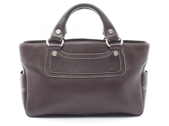 Céline Bolsa Celine Boogie Bag Marrom