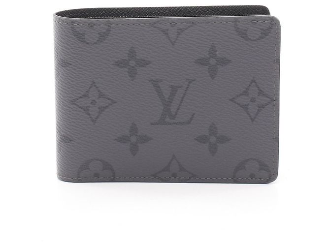 Louis Vuitton Portefeuille Slender Monogram Eclipse Reverse Bi-fold Wallet Brown