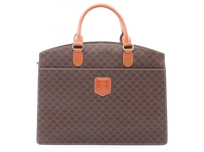 Céline Sac à main Celine Macadam marron
