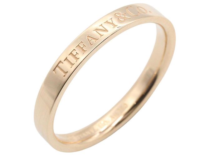 Tiffany & Co. 18K Roségold Flachring Golden