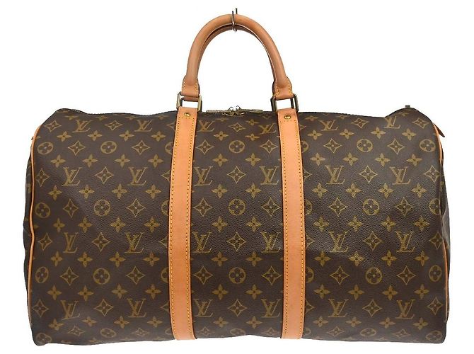 Louis Vuitton Keepall Monogram Canvas 50 Marrone