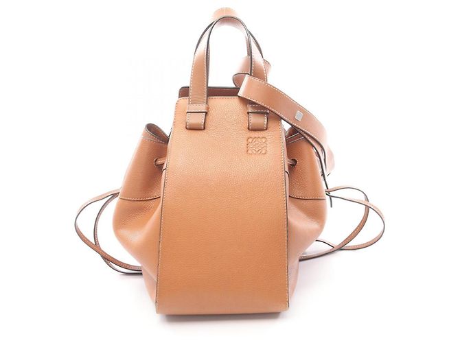 Loewe Hammock Medium 2-Way Handtasche Braun