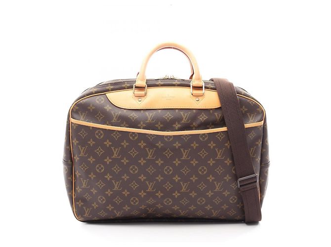 Bolso Boston 2-Way Louis Vuitton Alizé 24H Monogram Castaño Monograma
