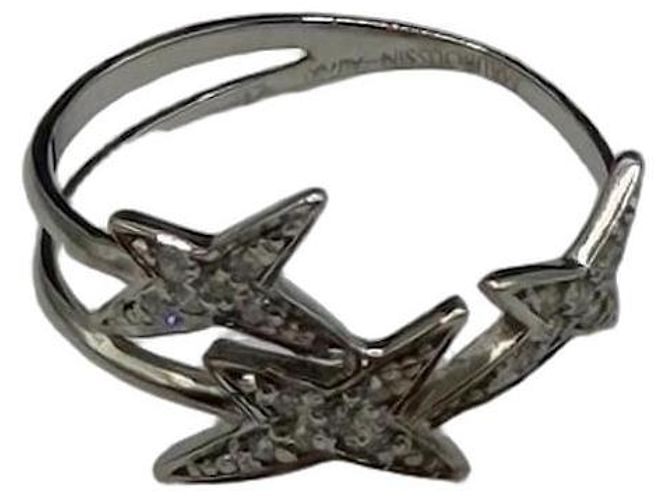 Mauboussin Star For Ever Ring aus Graugold und Diamanten Silber Hardware
