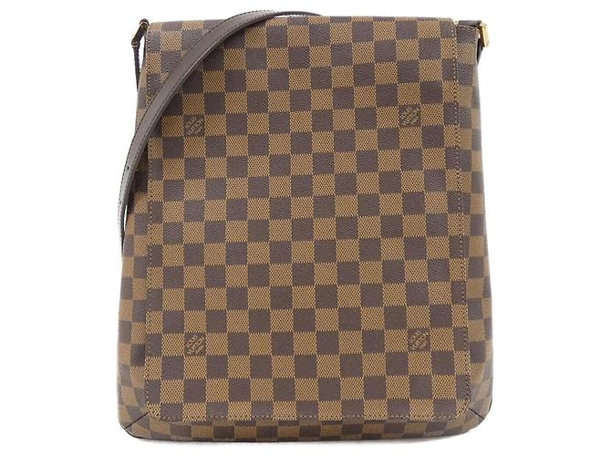 Borsa a Spalla Louis Vuitton Damier Musette Damier ebene