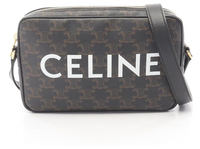 Céline Borsa a tracolla Celine Triomphe Medium Messenger Marrone 