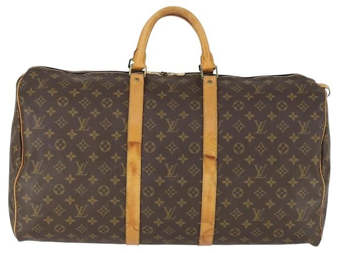 Louis Vuitton Keepall Monogram Canvas 55 Brown