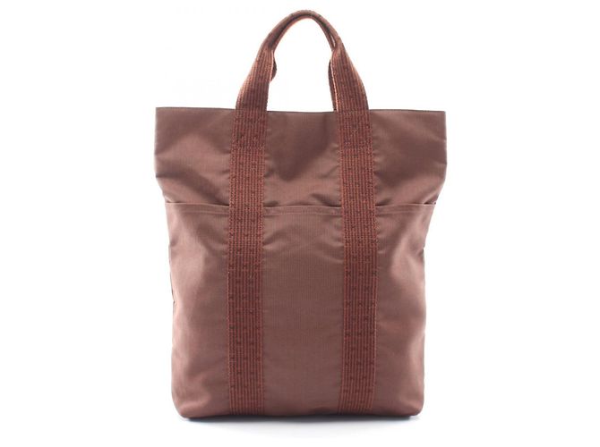 Hermès Sac cabas Hermes Herline Marron