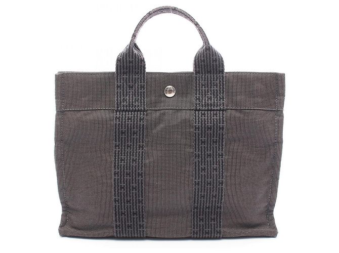 Hermès Borsa Tote Hermes Herline PM Marrone