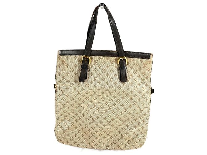 Bolsa Louis Vuitton Monogram Mini Françoise Marrom Caqui