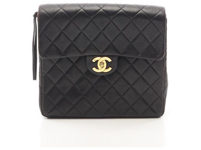 Sac à dos Chanel Matelassé Square Chain Noir