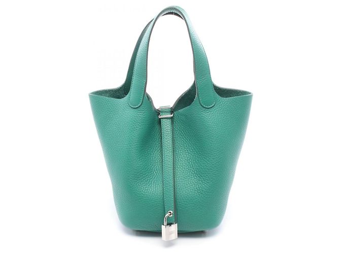 Hermès Sac à main Hermes Picotin Lock PM Vert
