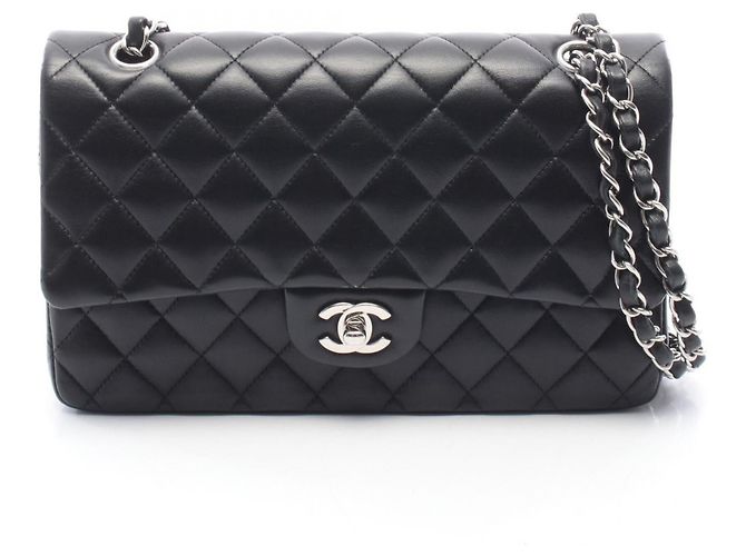 Borsa a Spalla Chanel Matelassé Double Flap Nero