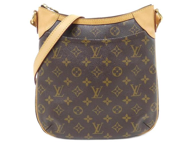 Bolso de Hombro Louis Vuitton Monogram Odeon PM Castaño Monograma