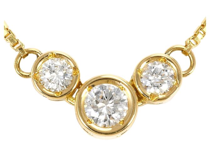 Autre Marque Collana in oro giallo 18K e diamanti D'oro