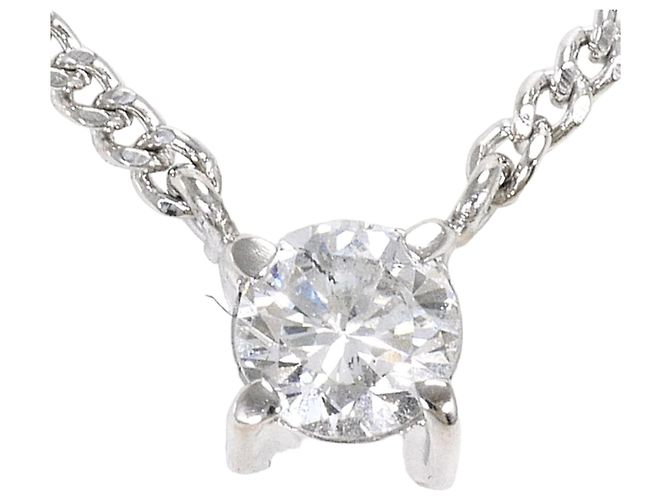 Autre Marque PT900 Platin-Halskette mit Diamant
