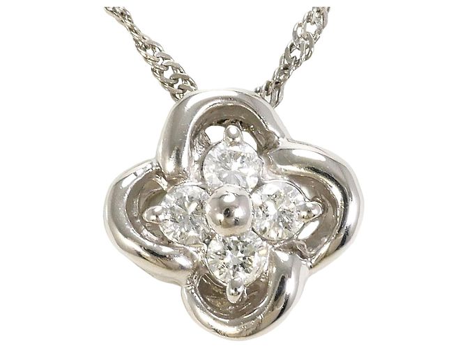 Autre Marque Collana in platino e diamanti