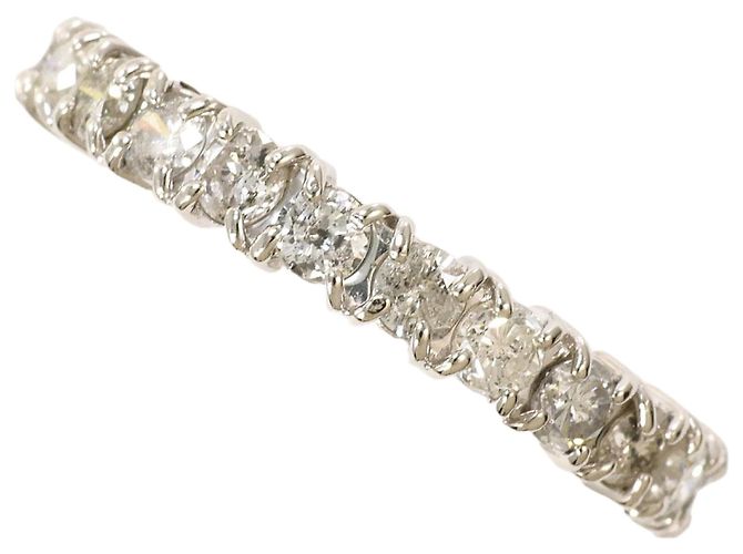 Autre Marque Platin-Diamant-Ring