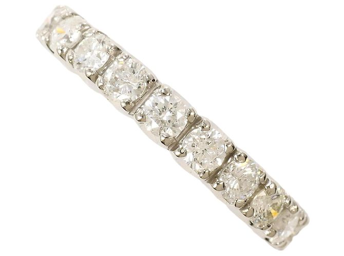 Autre Marque Platinring mit 1.00ct Diamant 
