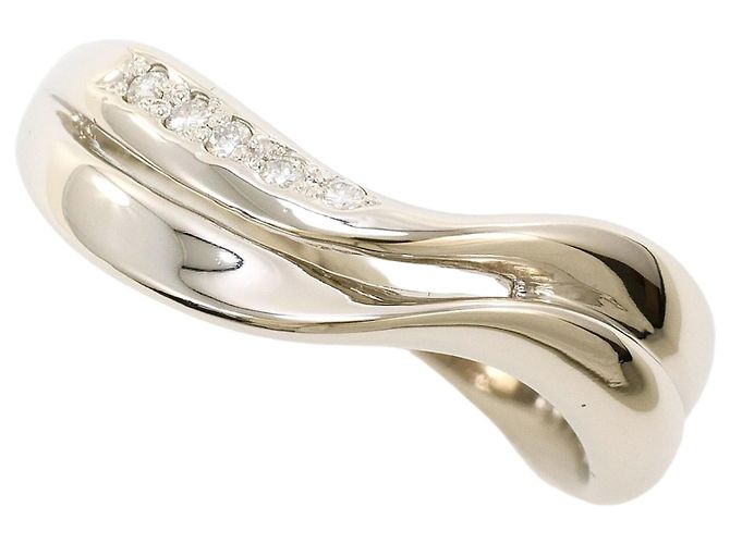 Autre Marque PT900 Platinring mit Diamant