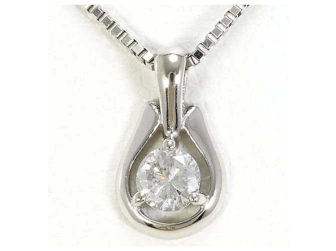 Autre Marque Collar de platino PT900 y diamantes