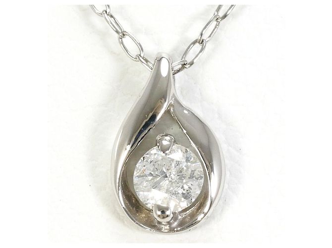 Autre Marque Collar de platino PT900 con diamante