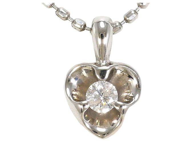 Autre Marque Collar de platino y diamantes