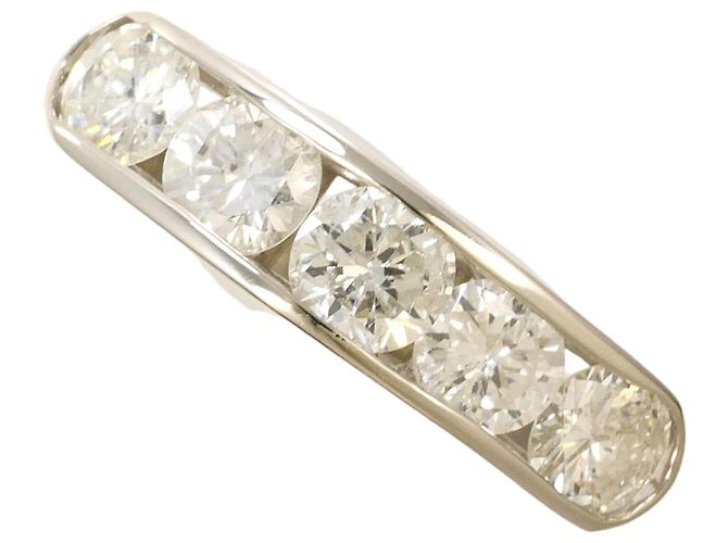 Autre Marque Platin 900 Ring mit Diamant 