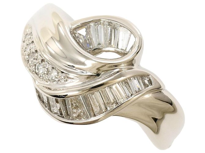 Autre Marque PT850 Platinring mit Diamant
