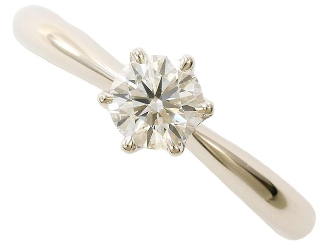 Autre Marque Platinring mit Diamant
