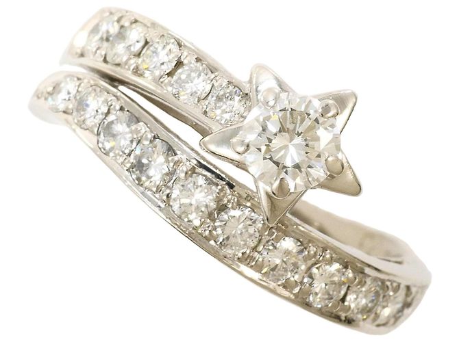 Autre Marque Platin-Diamant-Ring