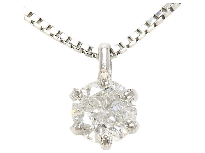 Autre Marque Collar de platino y diamantes