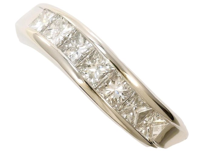 Autre Marque PT900 Platinring mit Diamant