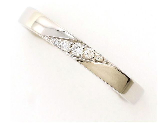 Autre Marque PT950 Platinring mit Diamant