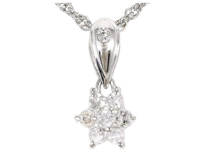 Autre Marque Colar de platina PT900 com diamante