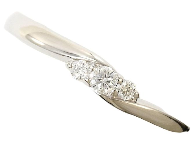 Autre Marque Platin-Diamant-Ring