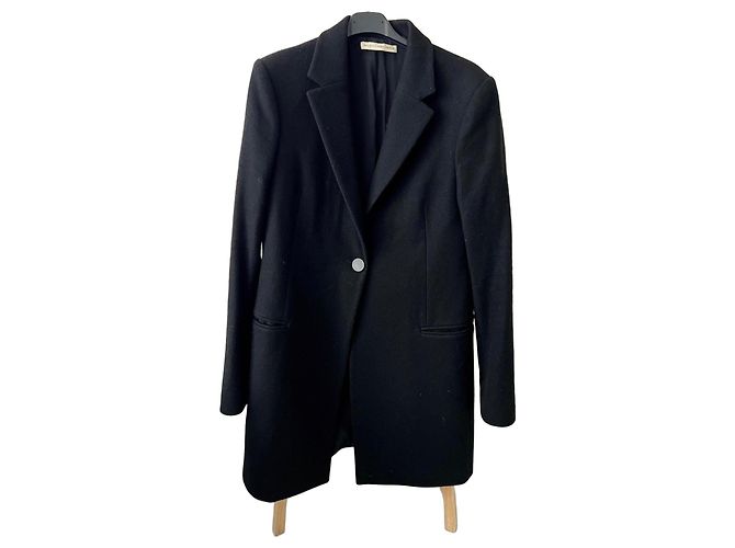 Balenciaga Black Virgin Wool Single-Button Blazer