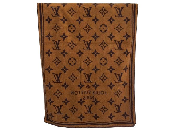 Serviette de plage Louis Vuitton Monogram Marron
