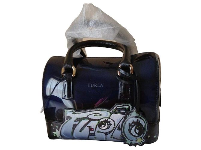 Bolso Furla Candy Stardust de PVC azul