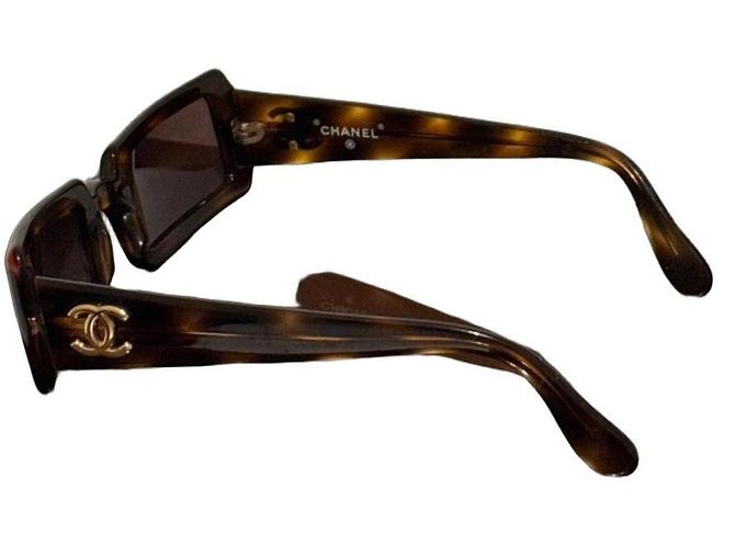 Occhiali da sole Chanel Tartarugati Marrone