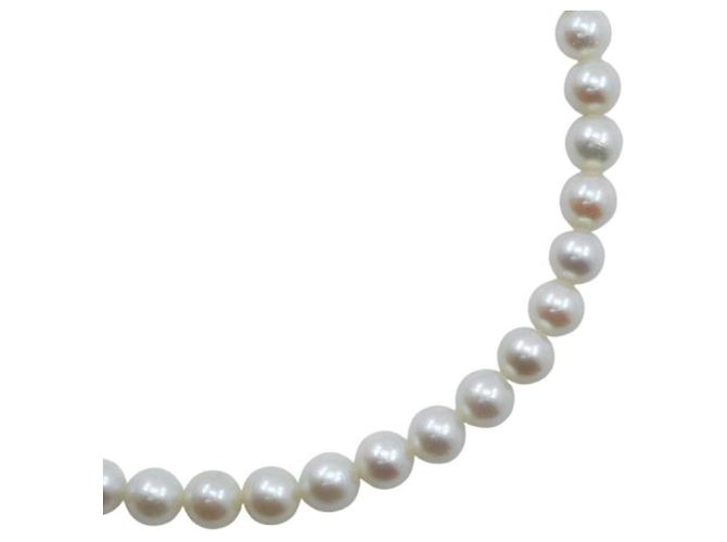 Autre Marque Collana in argento e perle 