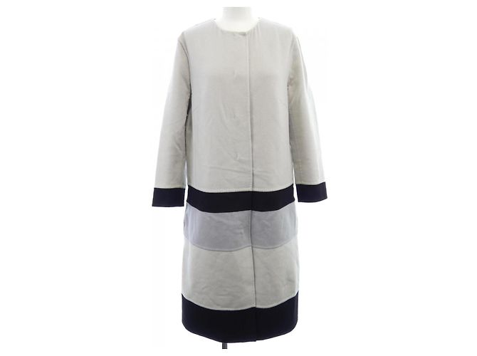 Christian Dior Mantel 100% Kaschmir Braun Schwarz Grau Lila
