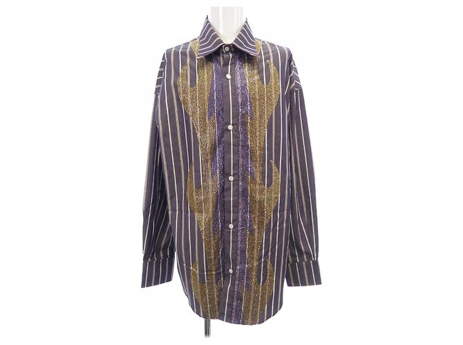 Autre Marque Camicia BLUE MARBLE Porpora